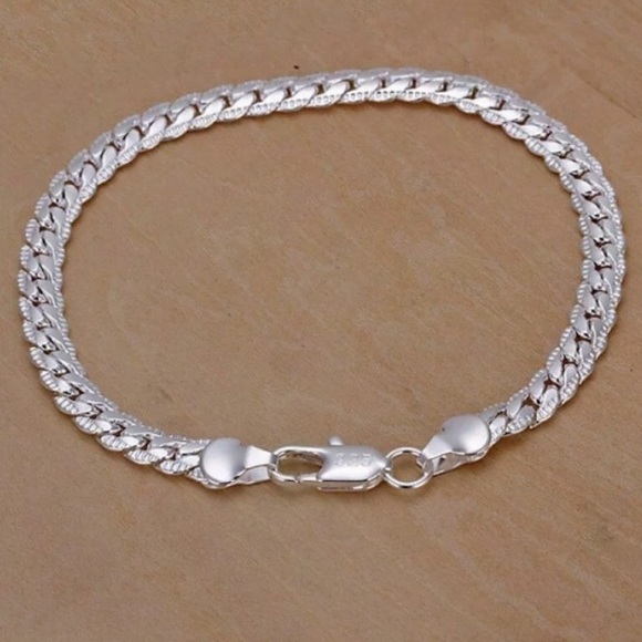 NEW Sterling Silver Bracelet 5MM Snake Chain - Picture 6 of 7